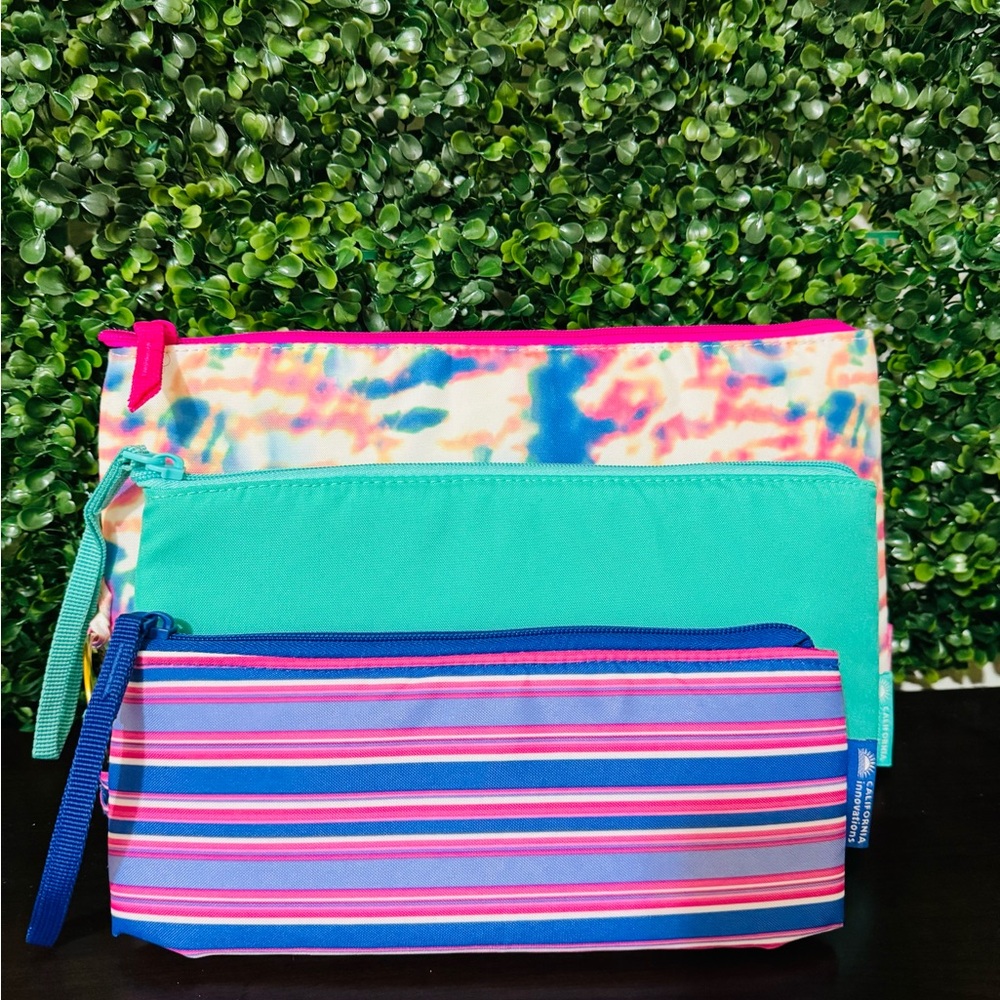 Colorful Cosmetic Bags Set